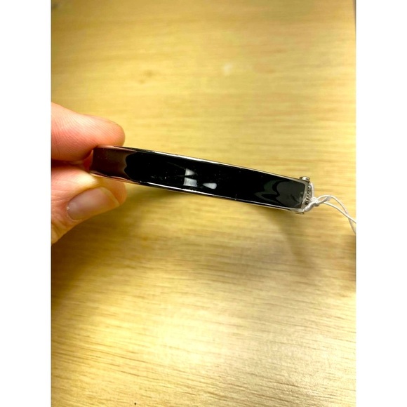 Banana Republic black enamel bangle NWT - Picture 2 of 6